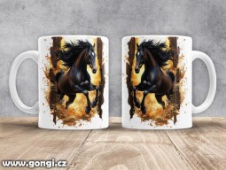 Hrnek - 0382 - Kůň v běhu 02